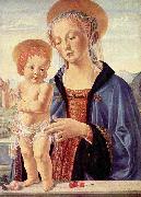 LEONARDO da Vinci Small devotional picture by Verrocchio USA oil painting artist